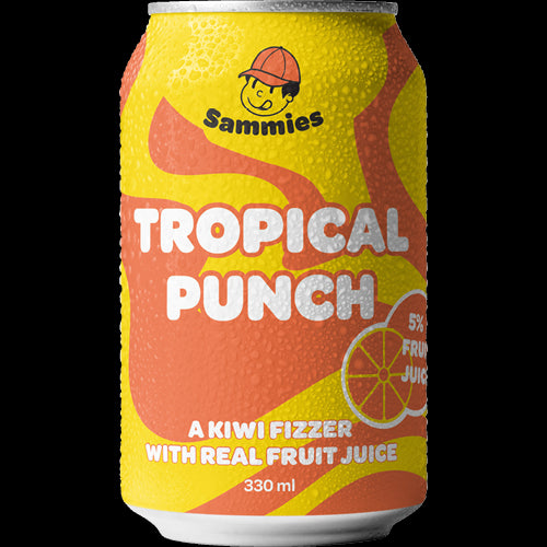 Sammies Tropical Punch Carbonated Drinks 24 x 330ml