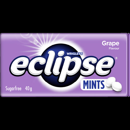 Eclipse Grape Flavour Chewy Mints 12 x 40g