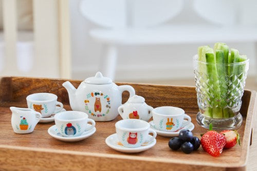 Porcelain Tea Set - Little Woodies (12pc)