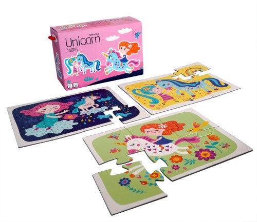 3  Puzzles - Barbo Toys Little Bright Ones Unicorn