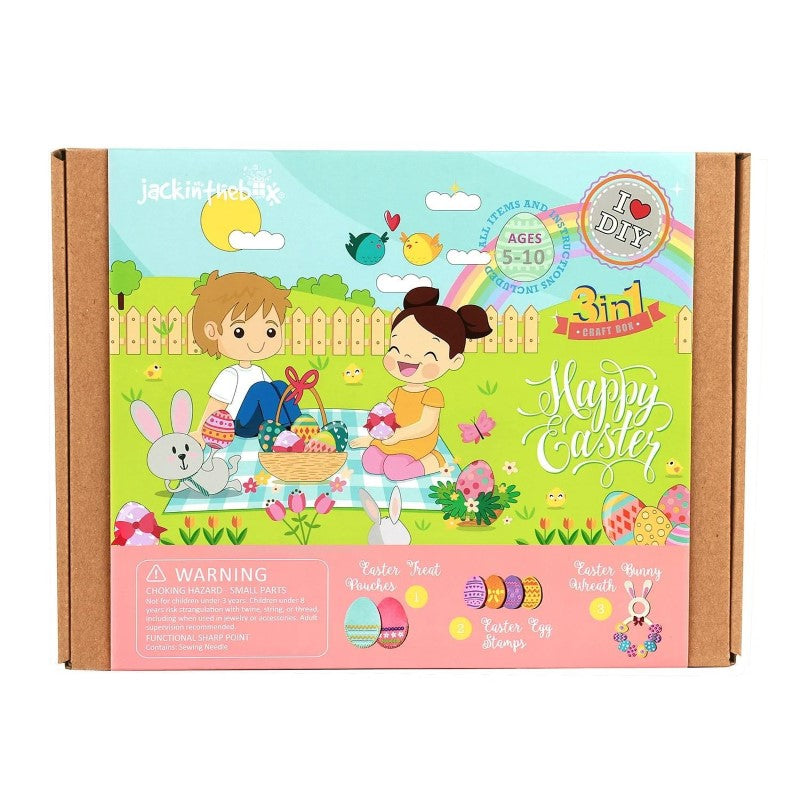Jack in the Box - 3 In 1 Craft Box - Happy Easter