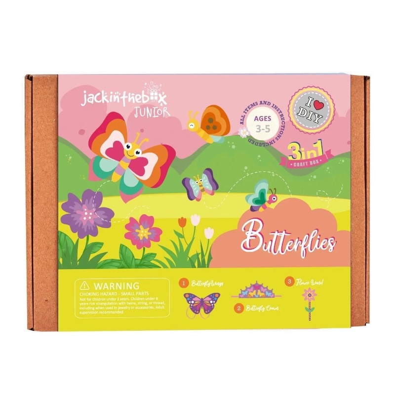 Jack in the Box - 3 In1 Craft Box - Butterflies
