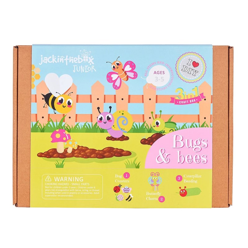 Jack in the Box - 3 In 1 Craft Box - Bees and Bugs