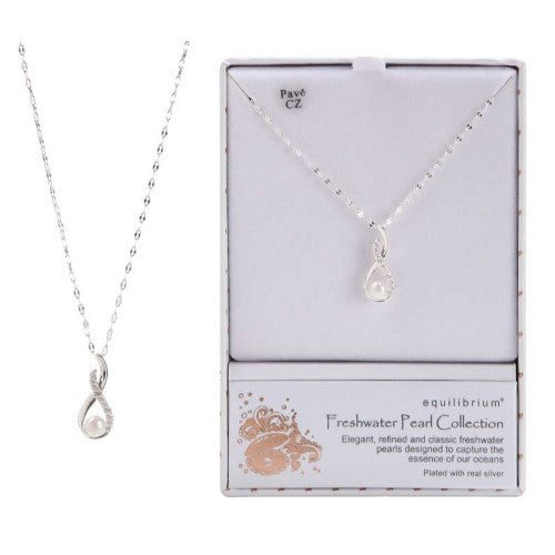 Equilibrium Eternity Fresh Water Pearl Necklace