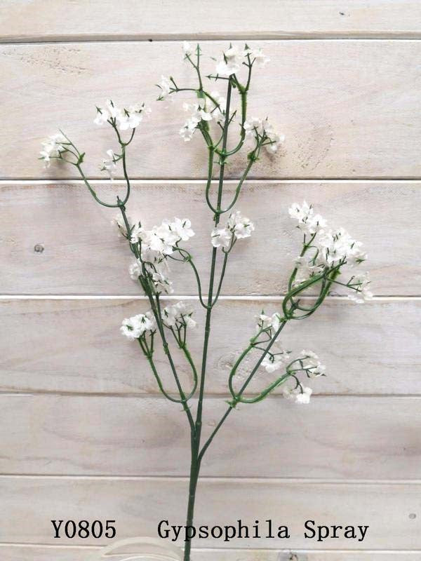 Artificial White Gypsophilia faux flowers, perfect for elegant decor, weddings, and versatile arrangements.