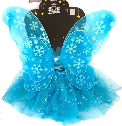 Enchanting Ice Princess wing set with shimmering details, perfect for imaginative play and dress-up adventures.