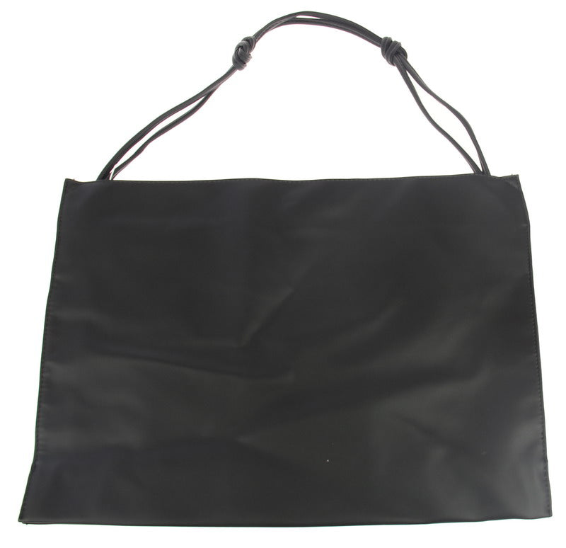 Sleek black imitation leather bag, stylish and functional, perfect for daily use and special occasions.