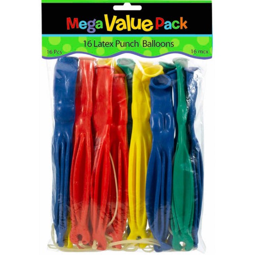 Latex Balloon Value Pack Favour - Punch (14 units)