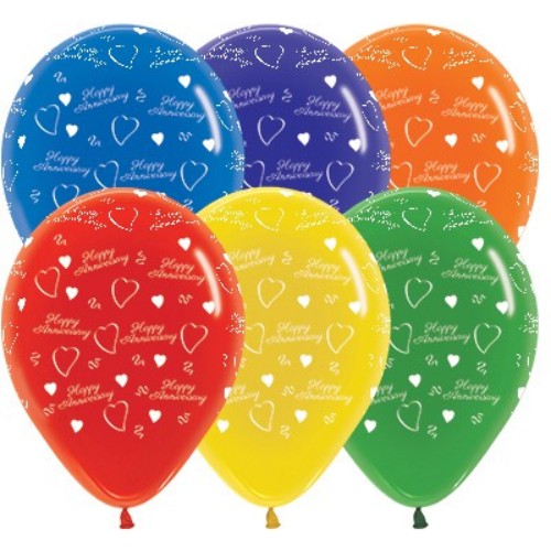 Colorful 30cm jewel crystal latex balloons in rich colors, perfect for elevating anniversaries and special events. Pack of 25.