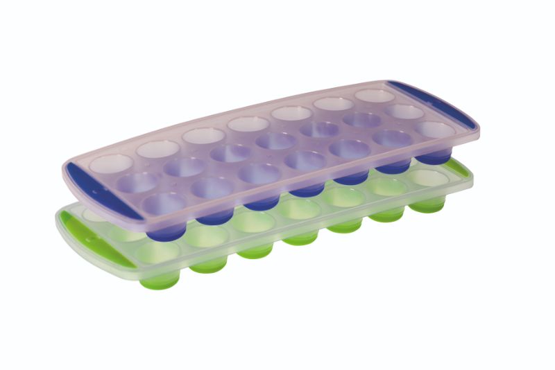 Avanti 21 Cup Pop Ice Cube Tray Set of 2, BPA-free, flexible design for easy, mess-free ice cube release.