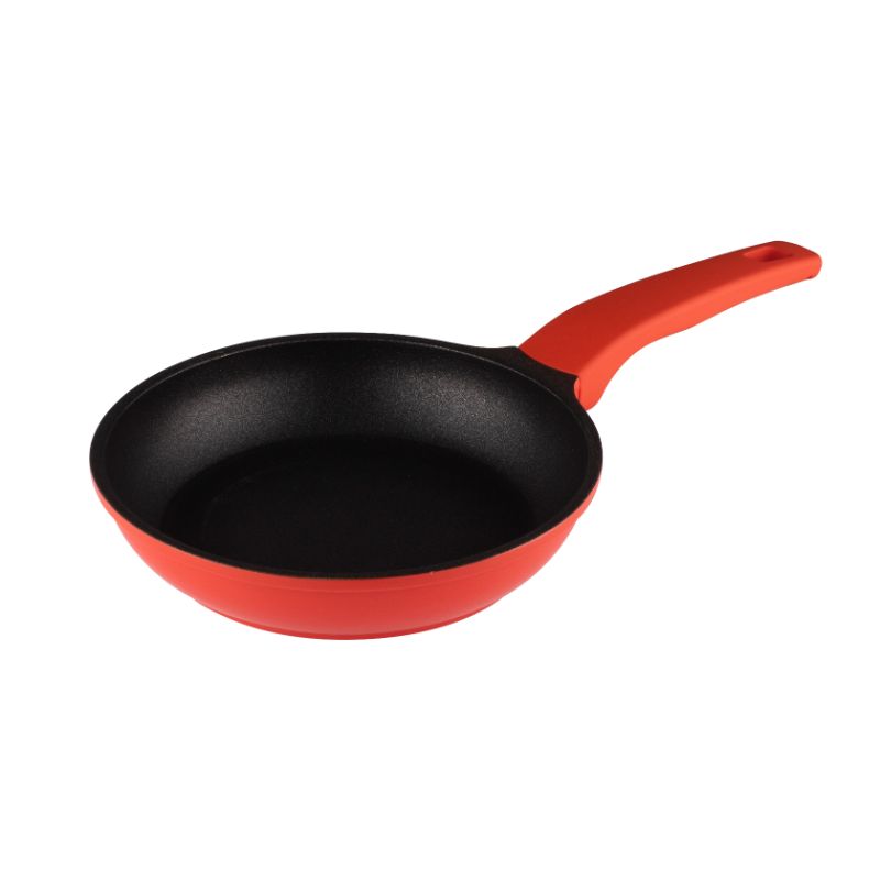 Avanti Mini Frypan 14cm in vibrant red, featuring a non-stick surface for easy cooking and quick cleaning. Perfect for small servings.