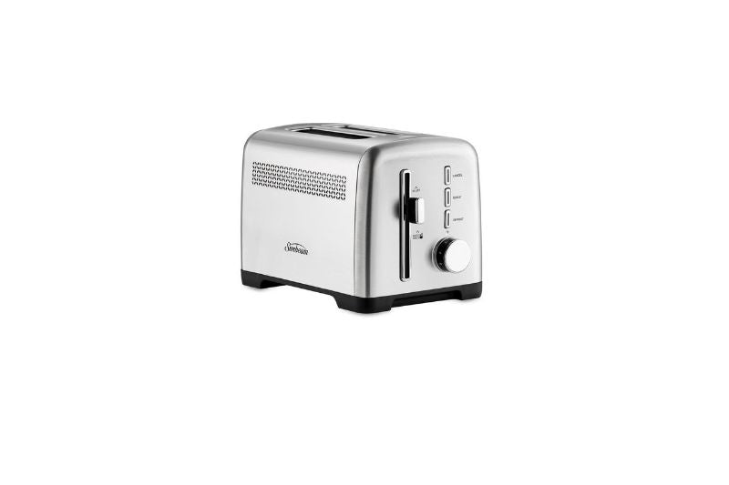 Sleek stainless steel 2-slice toaster with QuickCheck™ and 9 browning settings for perfect toast every time.