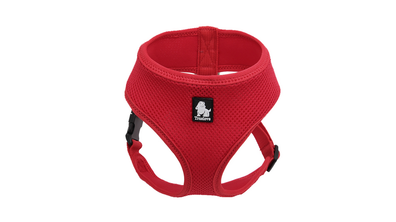 Dog Harness - Soft Mesh Medium (Red)