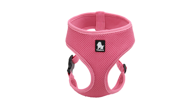 Dog Harness - Soft Mesh Medium (Pink)