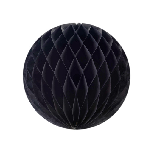 Black 30cm paper honeycomb lanterns, set of 10, perfect for weddings and celebrations, ideal for vibrant decor and easy hanging.