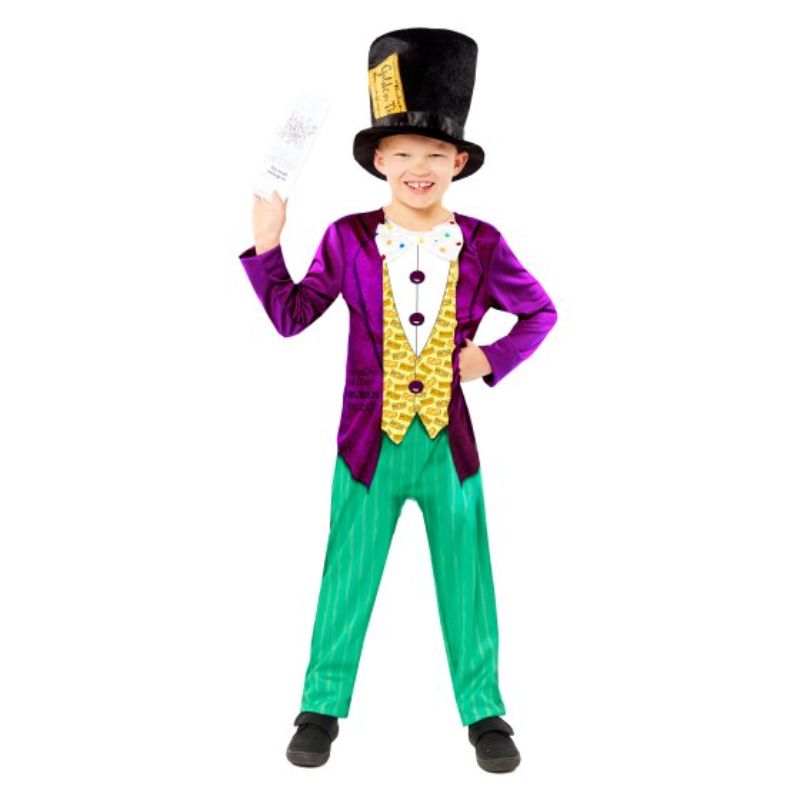 Costume Charlie & The Chocolate Factory Willy Wonka Sustainable Boys 4-6 Years