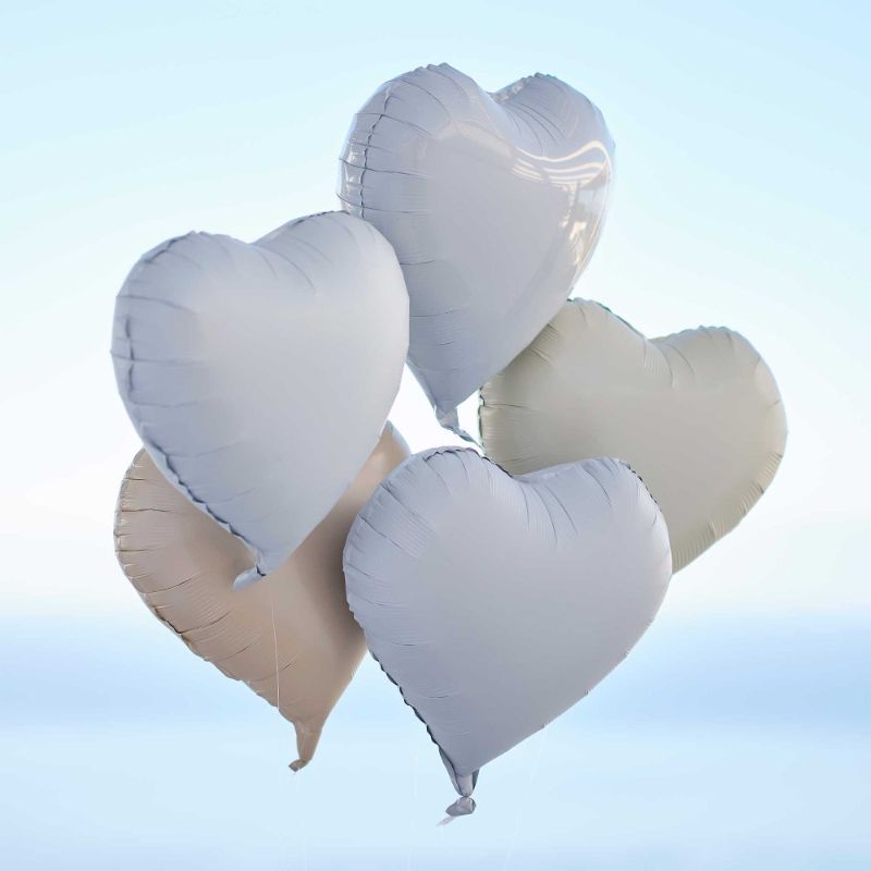 Balloon - Engagement Heart Shaped Balloon Bundle - Pack of 8