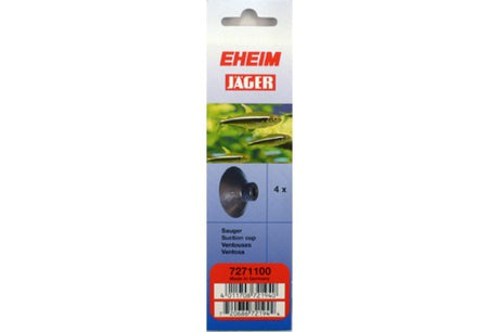 Aquatic Eheim suction cups for secure aquarium equipment hold; pack of 4 for Eheim filter models and easy installation.