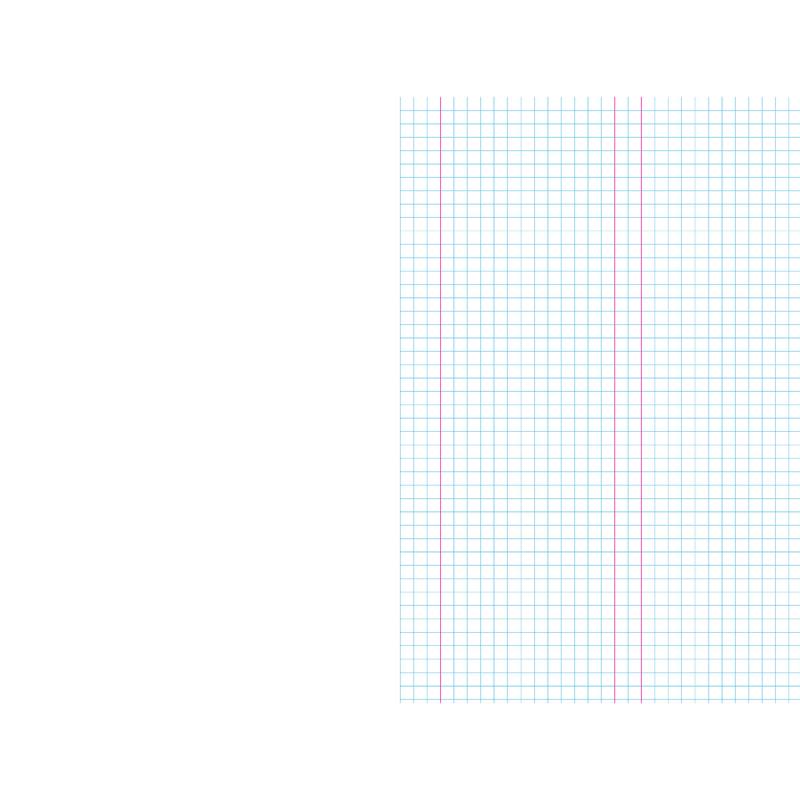 A durable A4 plus maths workbook with 64 pages, featuring ruled and unruled spaces for versatile learning and problem-solving.