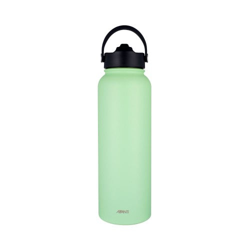 Stylish mint Avanti HydroSport 1.1L bottle, double-walled, insulated, leak-proof, ideal for hydration on the go.