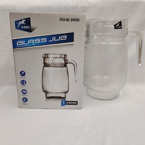 Set of 12 elegant 3L glass jugs, perfect for serving drinks at gatherings with a modern design and easy pouring.