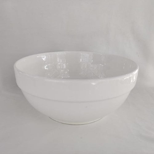 Set of 12 elegant ceramic bowls, each 19.2 x 8.6cm, perfect for salads, desserts, and versatile dining occasions.