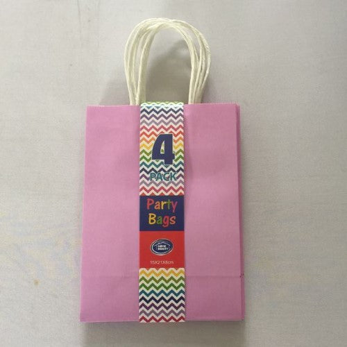 Set of 12 charming pink gift bags, measuring 15 x 21 x 8cm, perfect for elevating any gift-giving occasion.