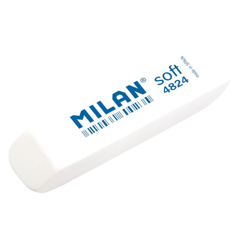 Milan White Drawing Pencils Pack of 3 with eraser, ideal for detailed illustrations and versatile art projects.