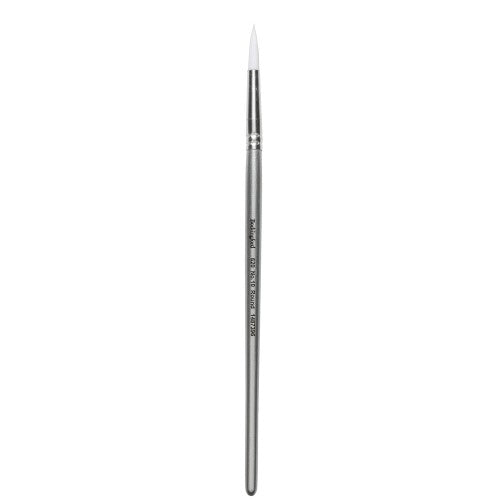 Bockingford 620 Taklon Round Brush, size 10, with tapered head, ideal for detail work in various painting mediums.