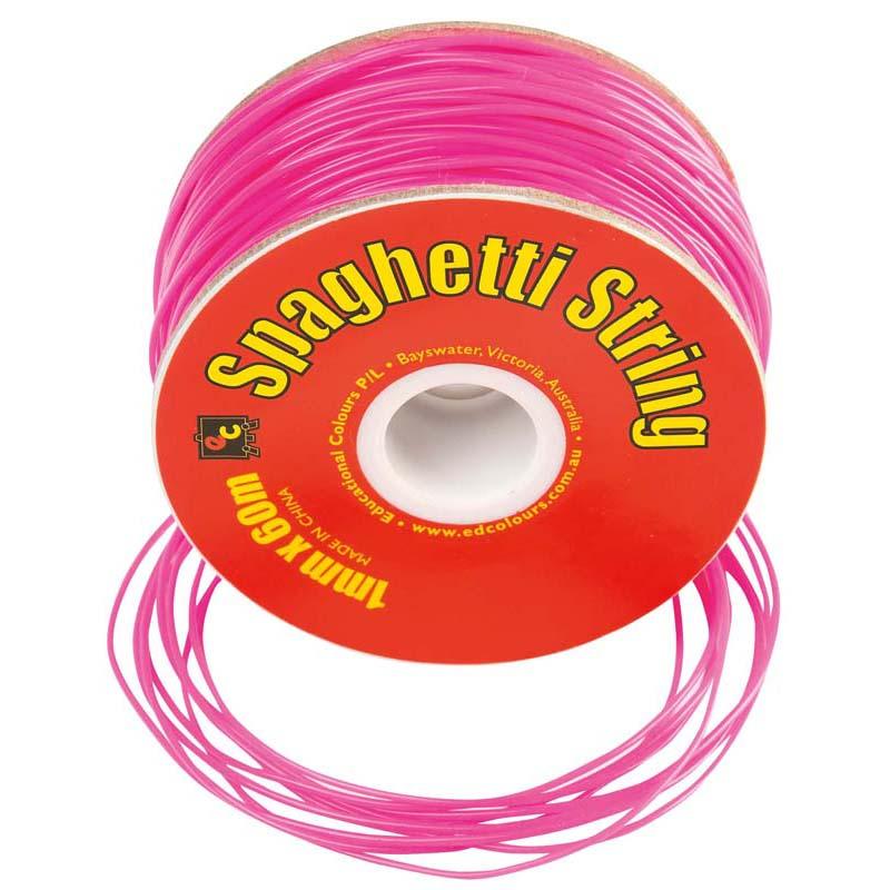 EC String PVC Spaghetti 60m Pink