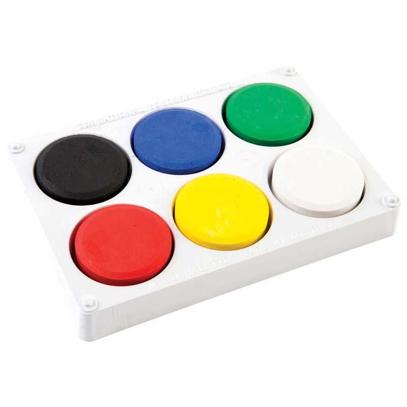 EC Paint Tempera Block Set of 6 in vibrant colors, perfect for mess-free painting at home or in classrooms.