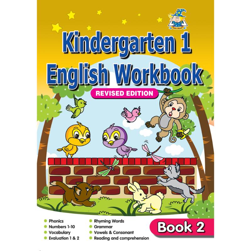 Greenhill Workbook 4-6 Yr English Book 2 for early learners, featuring colorful activities for grammar and reading skills.