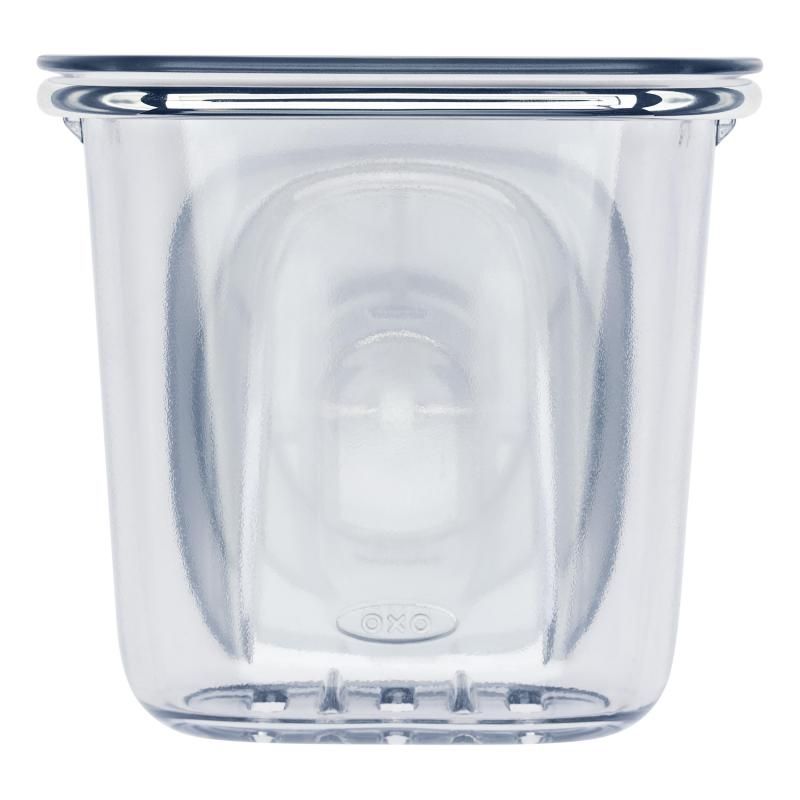 Suction shower cup for organizing razors and toothbrushes, durable and easy to install on smooth surfaces.