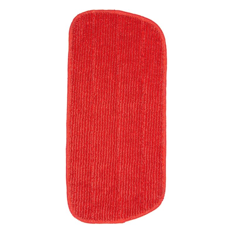 Microfiber refill pad for OXO Spray Mop, featuring a large head for trapping dirt, washable for eco-friendly cleaning.