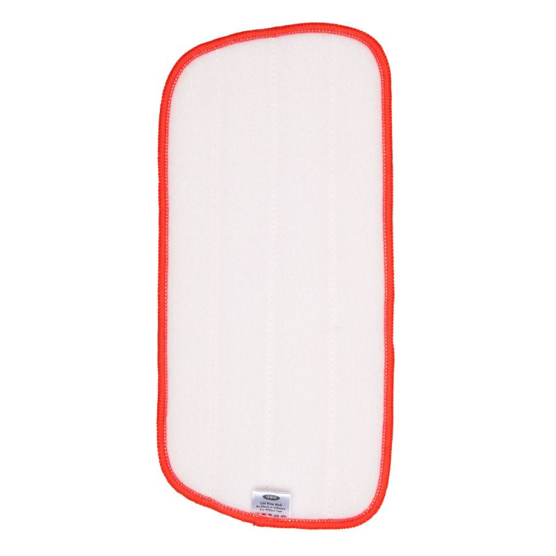 Microfiber refill for OXO Spray Mop, designed for effective floor cleaning and easy stain removal. Machine washable for reuse.