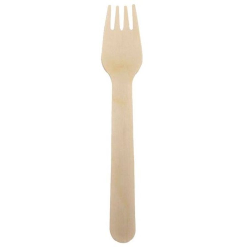 Kraft Wooden Forks - Pack of 12