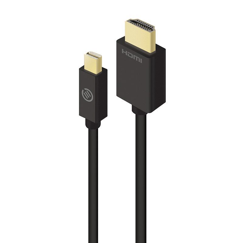 Alogic Mini DisplayPort to DVI-D cable with 4K support, featuring durable aluminum shielding for clear signal quality.