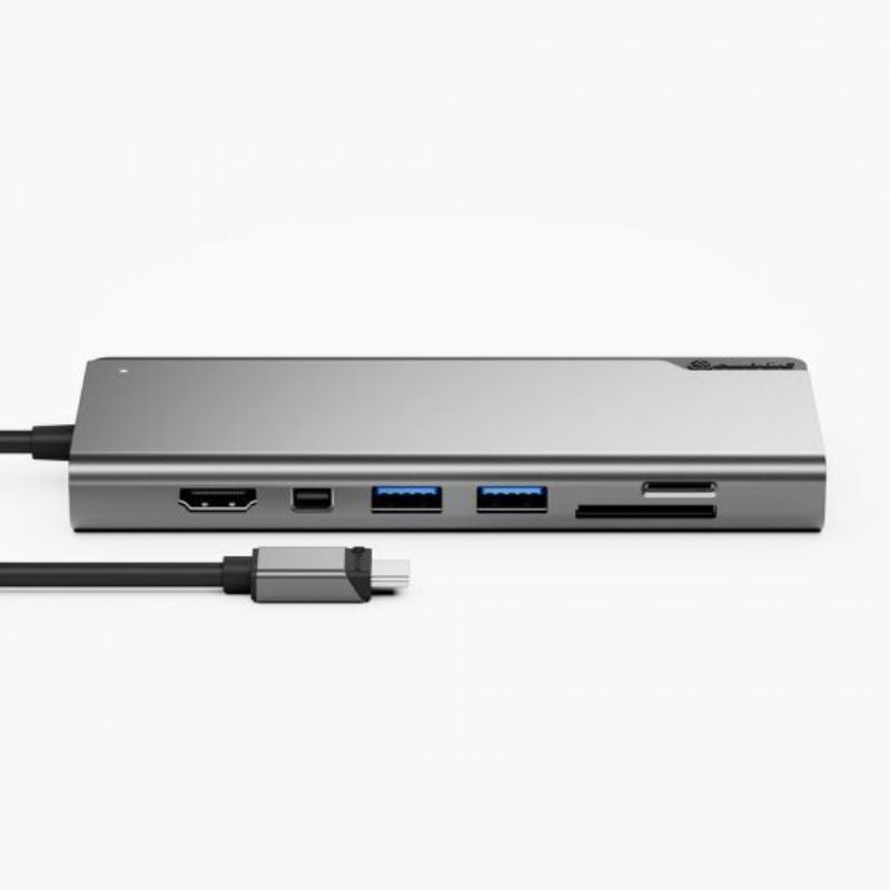 Alogic USB-C Ultra Dock PLUS Gen 2 with Power Delivery, featuring multiple ports for seamless device connectivity and 4K display support.