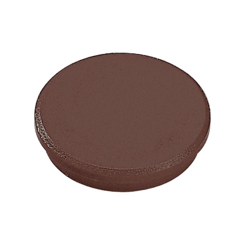 Rich brown Dahle Magnet 24mm, durable and stylish, perfect for organizing documents and artwork with a strong hold.