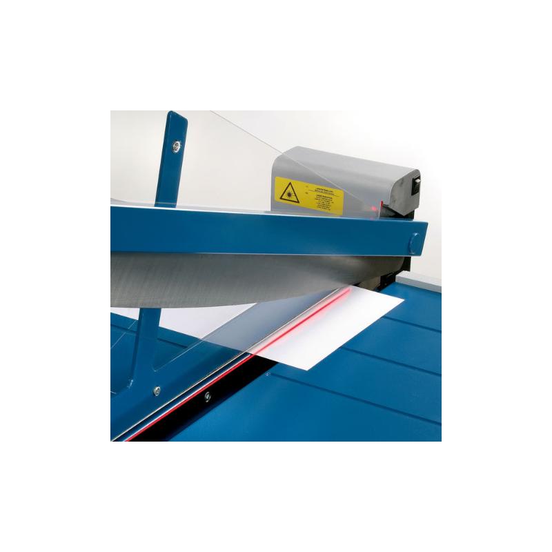 Dahle Guillotine A1 585 INDENT, featuring a sturdy metal table, ergonomic handle, and precision cutting for professional use.