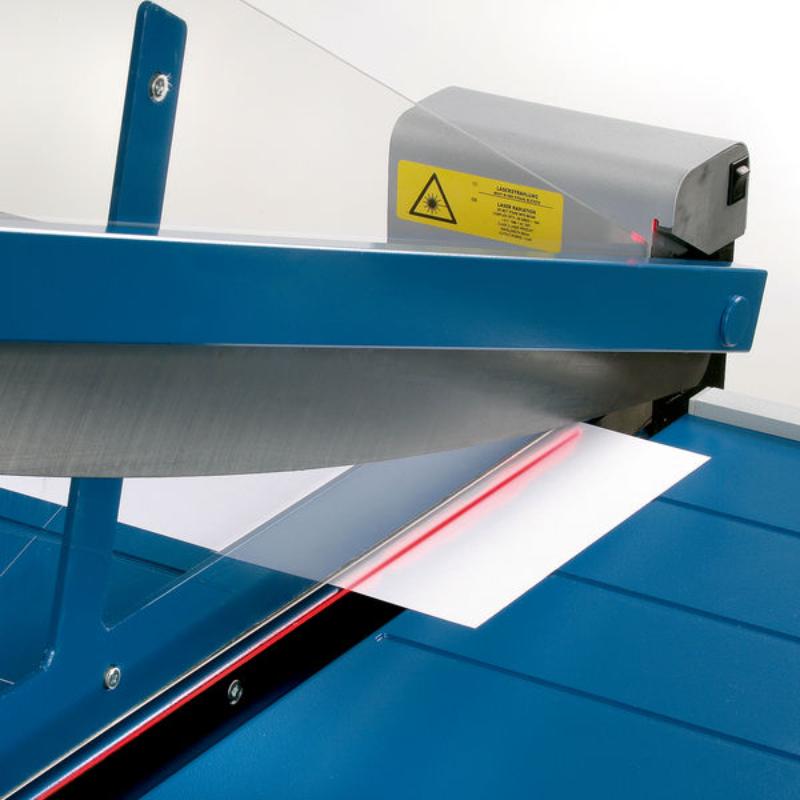 Dahle Guillotine A1 585 INDENT with sturdy metal table, ergonomic handle, and high-quality Solingen steel blades for precision cutting.