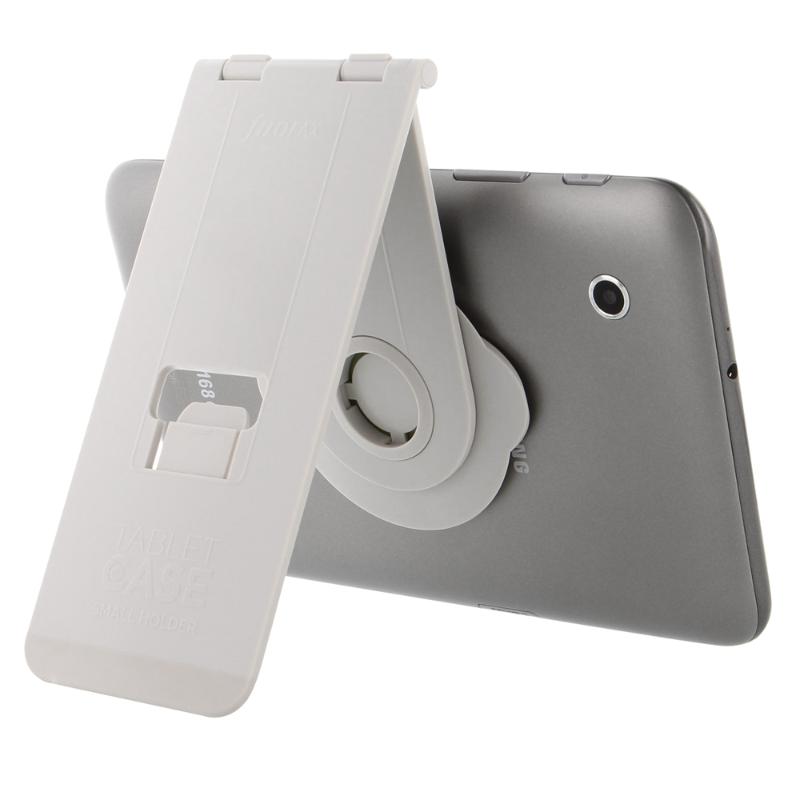 Filofax Enitab360 tablet holder with micro-suction technology, 360° rotation, and adjustable hinge for ultimate viewing versatility.