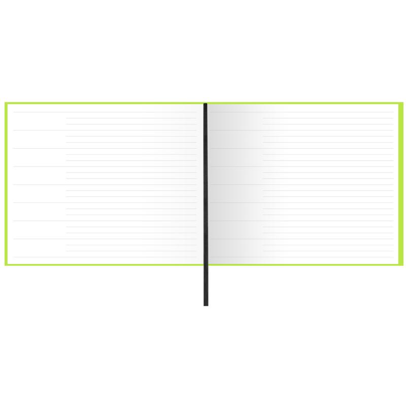 Contemporary guest book with micro texture cover, 127 warm white pages, and ribbon marker, perfect for events and memories.