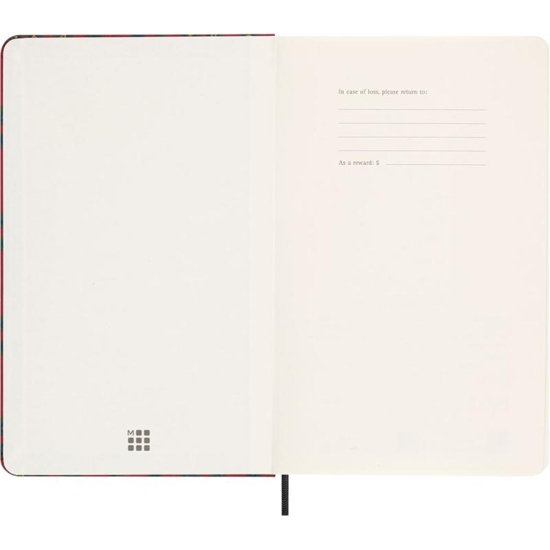 Luxurious Moleskine LE Professional Notebook in Silk Bordeaux with elastic closure, ribbon bookmark, and premium ivory pages.