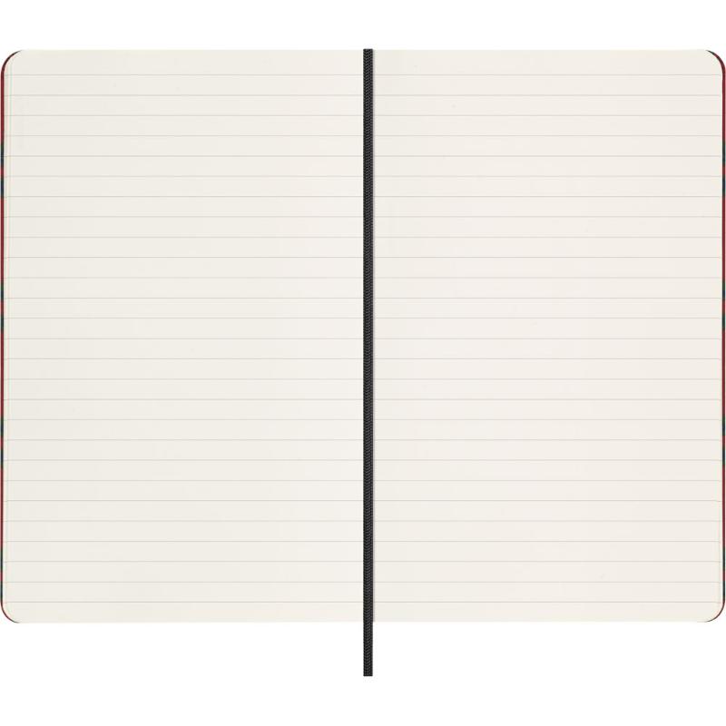Luxurious Moleskine LE Professional Notebook with silk cover, elastic closure, and ivory acid-free pages in a gift box.