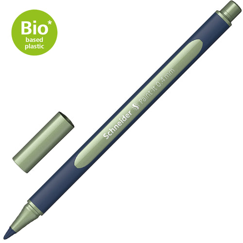Vintage Green metallic rollerball pen with 0.4mm tip, ideal for detailed writing and artwork on smooth surfaces.