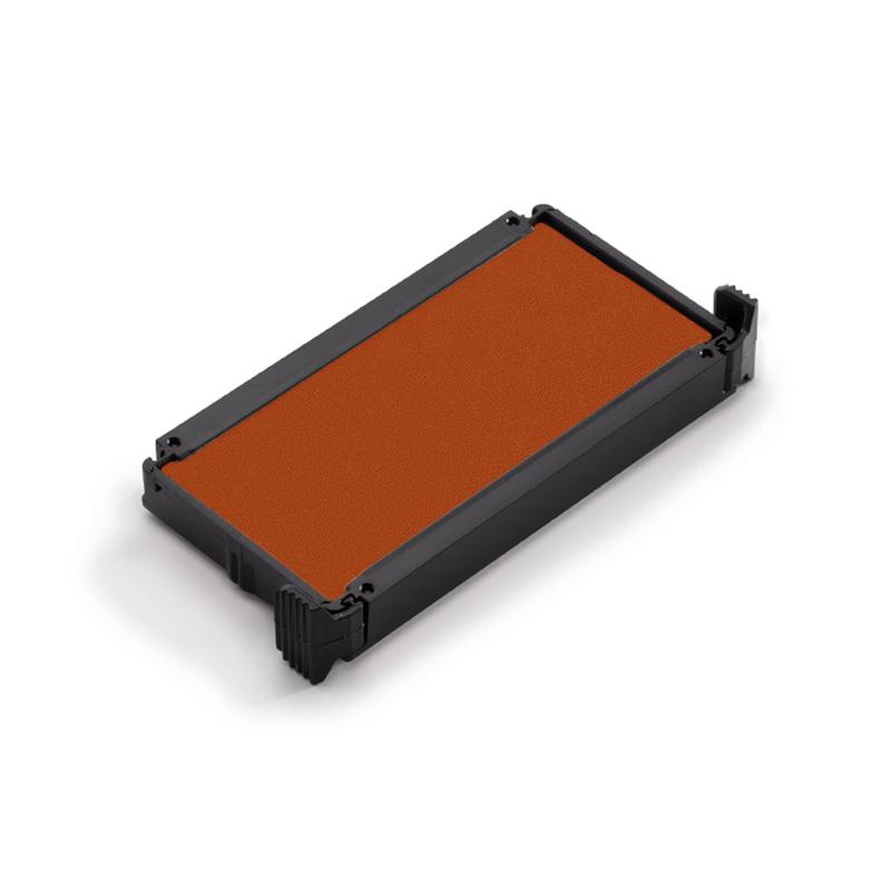 Vibrant orange Trodat Pad 6/4912 ink pad for clean, professional-quality impressions; non-toxic and easy cartridge replacement.