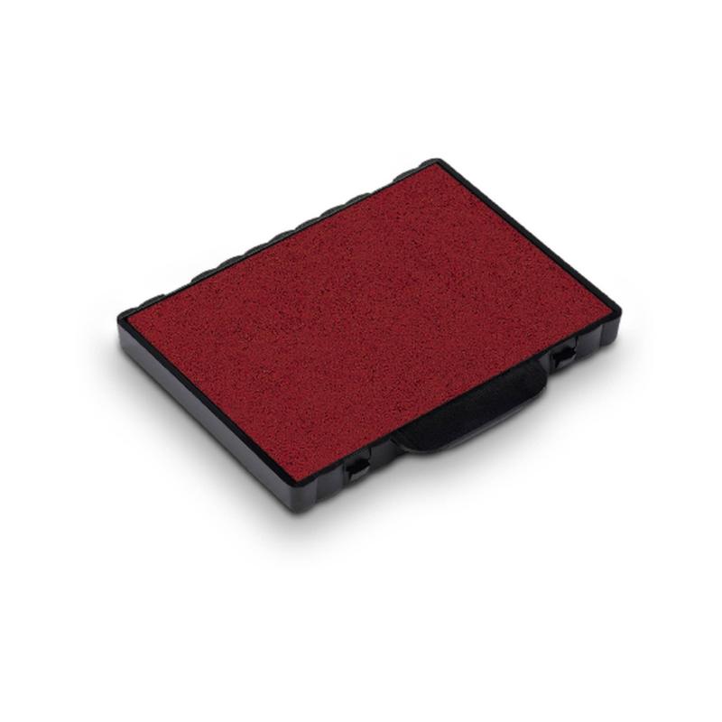 Trodat Pad 6/58 Red ink pad for crisp, clean impressions; non-toxic, durable, and easy cartridge replacement.