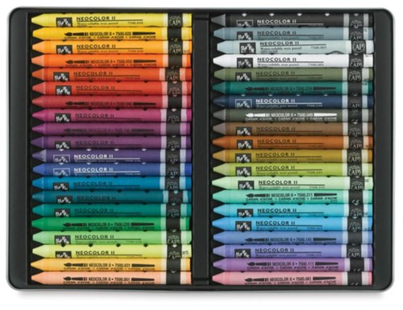 Crayon - Neocolor Ii Blue - Pack of 10