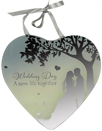 Elegant set of 6 mirror plaques for weddings, reflecting love with a versatile 18cm x 20cm design for decor or gifts.